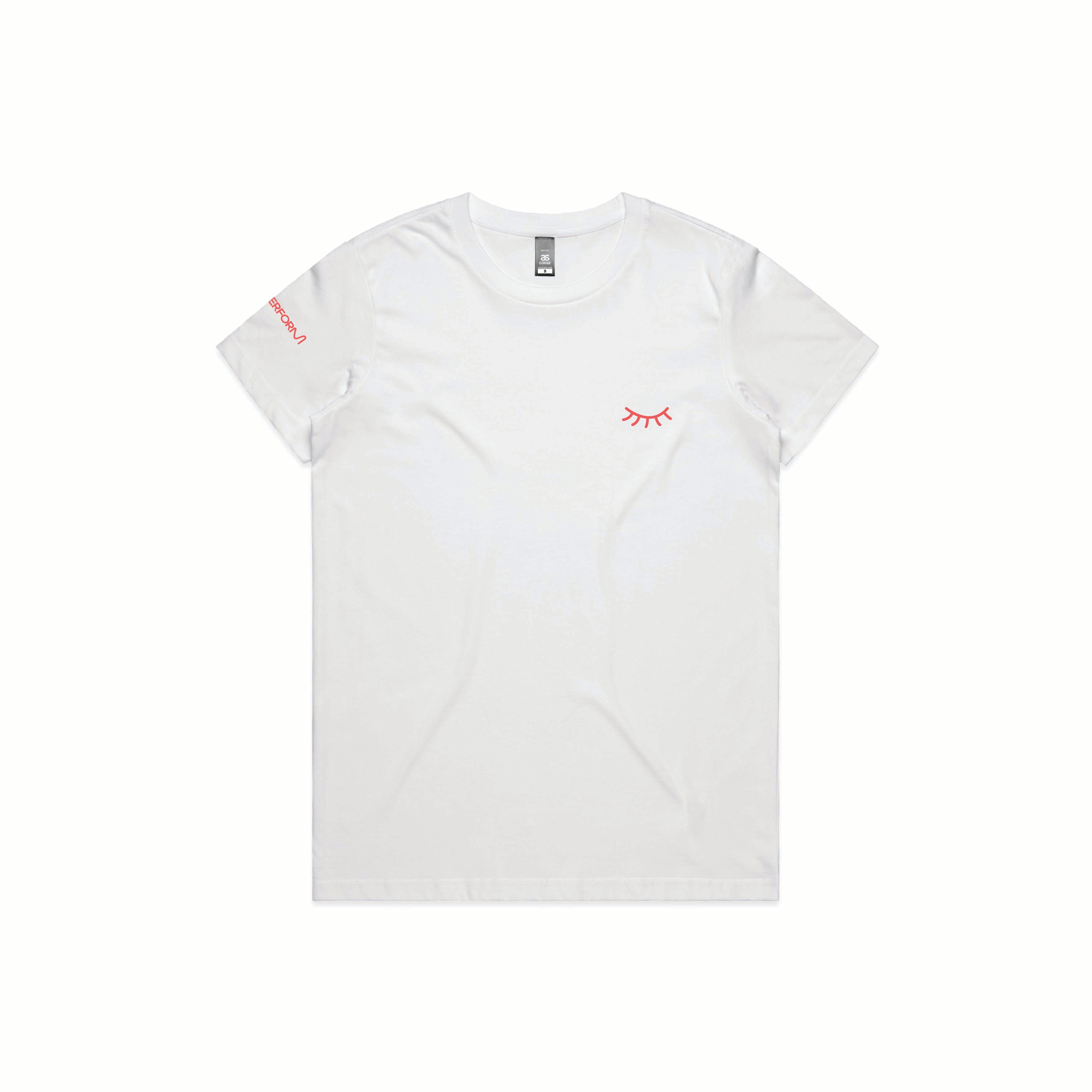 EVERFORM SIGNATURE TEE - A STRONG WOMAN - WHITE