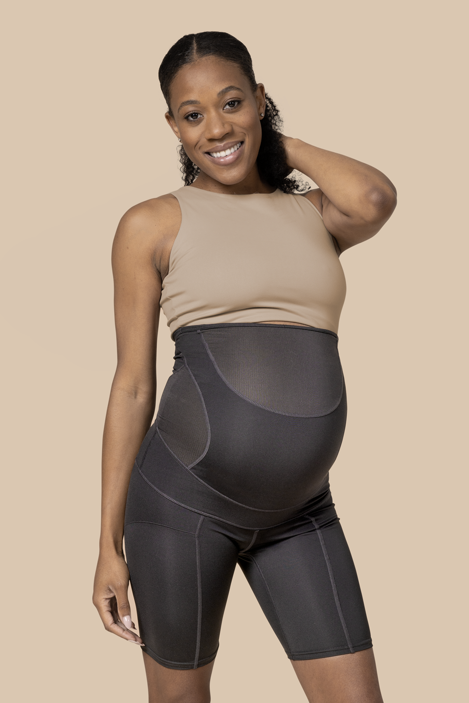 PREGNANCY SUPPORT SHORTS - KNEE