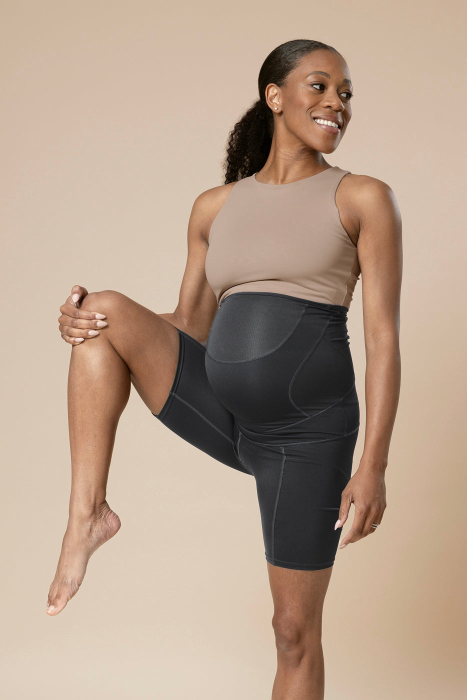 PREGNANCY SUPPORT SHORTS - KNEE