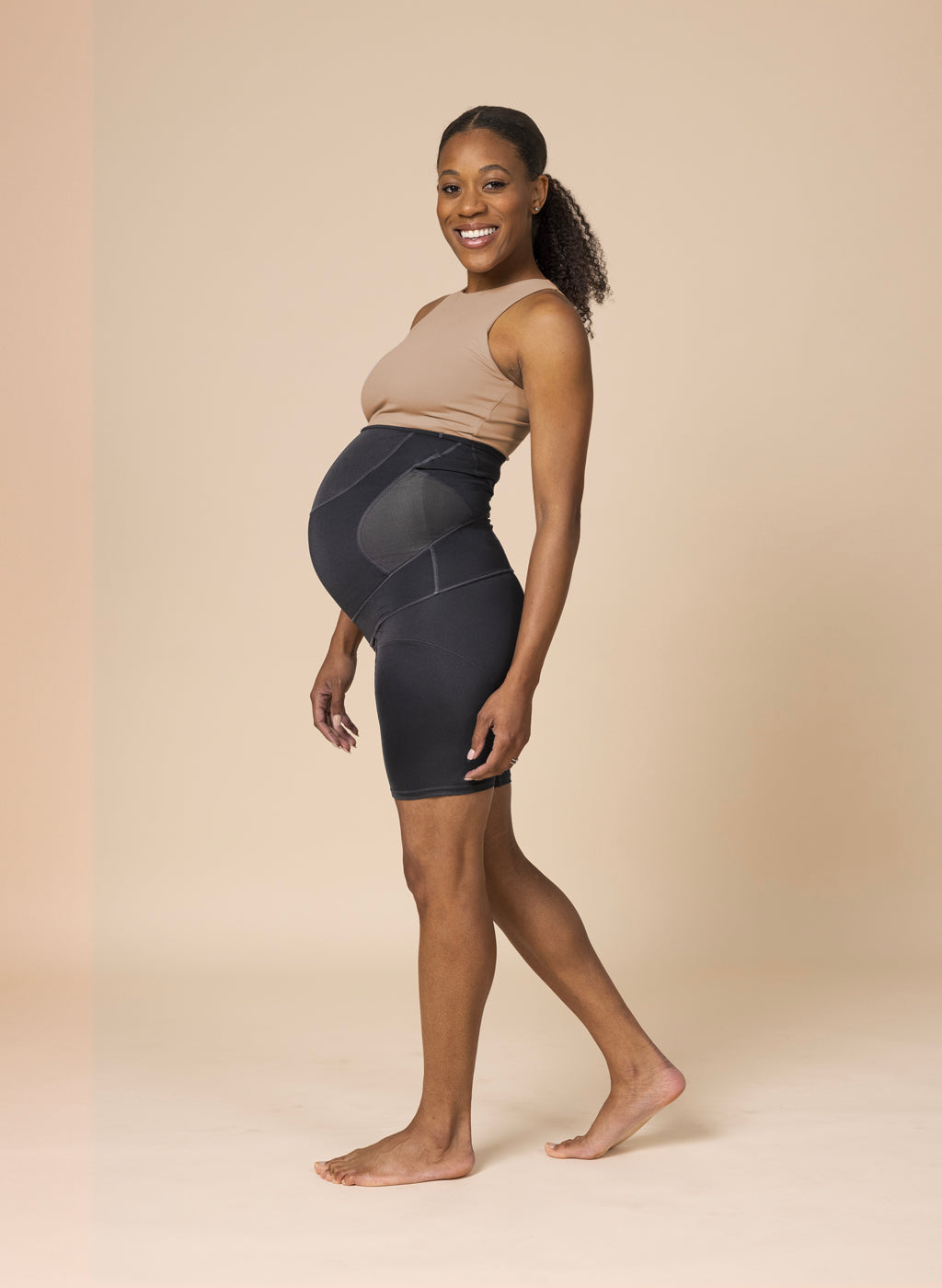 PREGNANCY SUPPORT SHORTS - KNEE