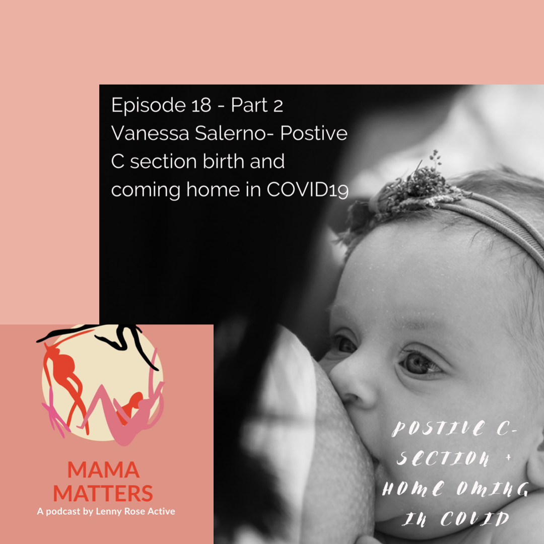 Episode 18 Part 2 - Positive C section Birth and Homecoming in COVID19 - Lenny Rose