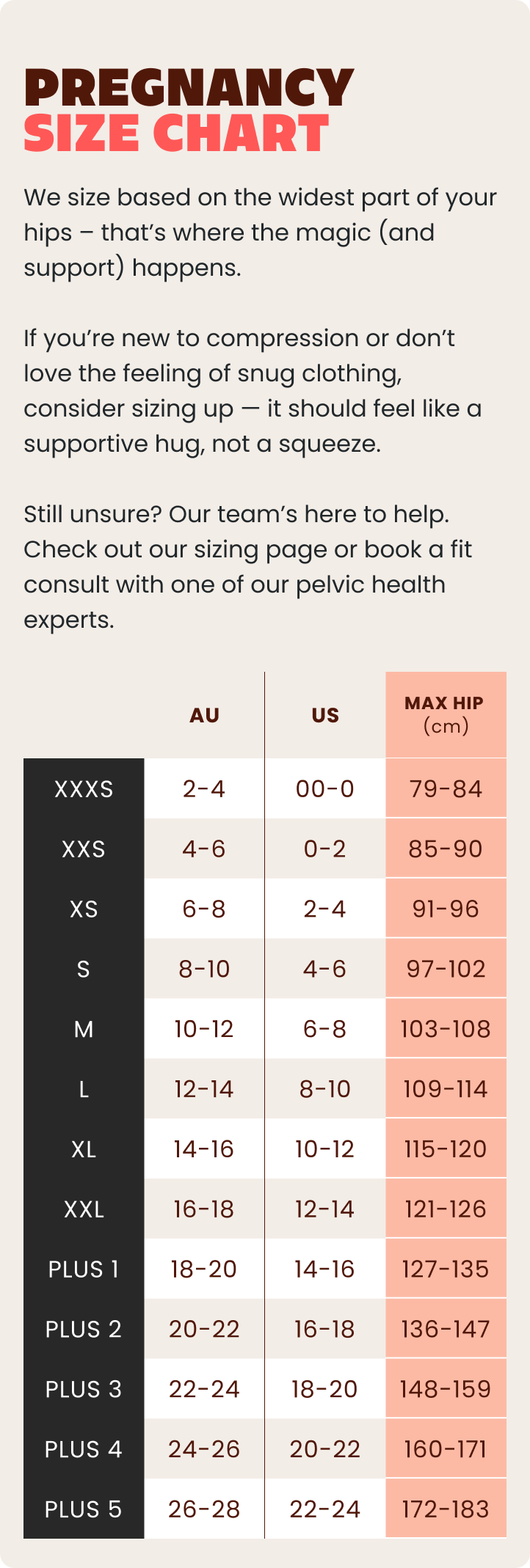 Size guide