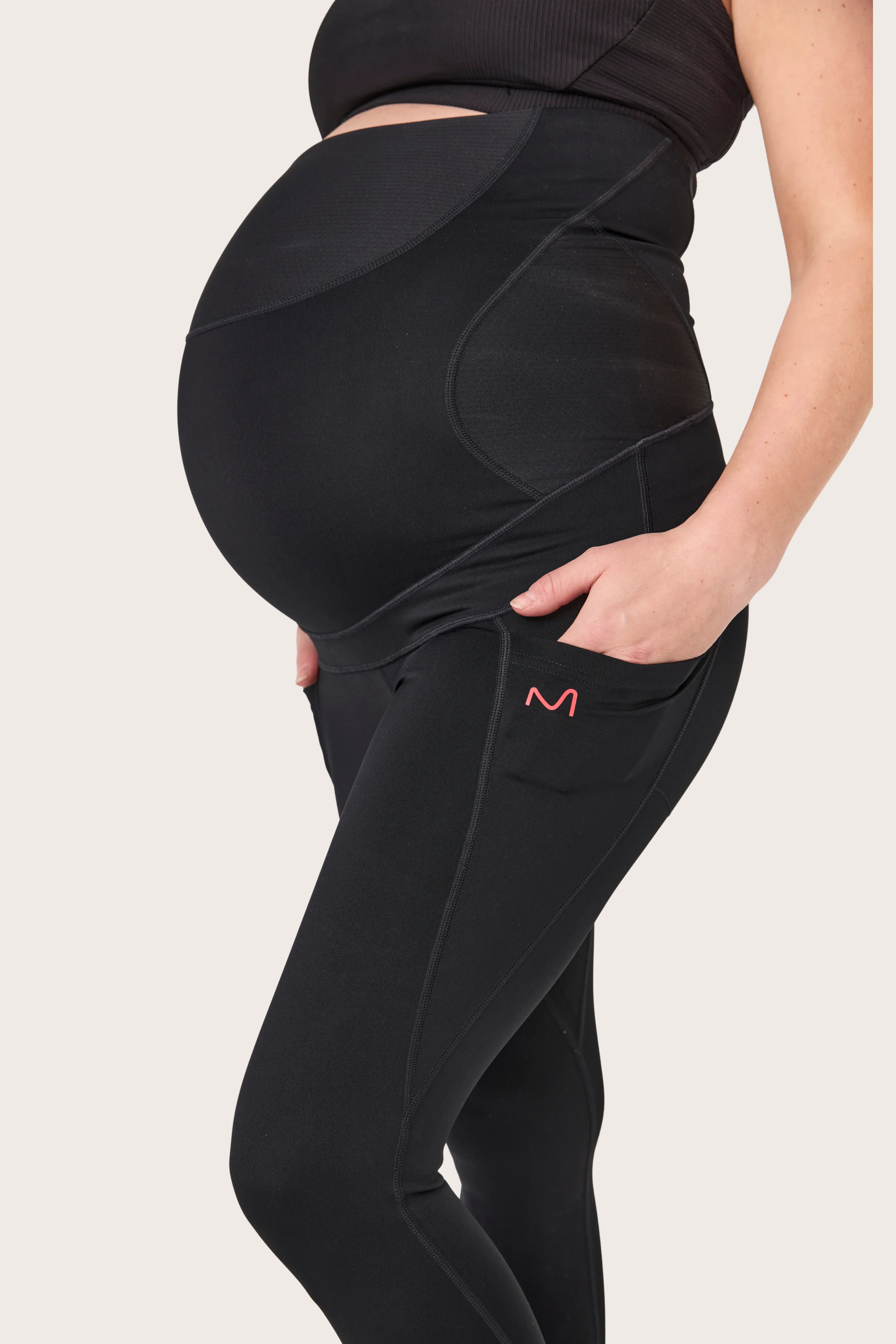 PREGNANCY SUPPORT LEGGING - With Pockets